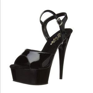 Pleasers Delight Black Heels